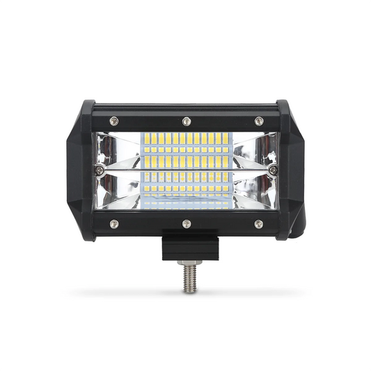 BARRA DE LED DE 36 WATTS CON DISPLAY 3030 SMD ILUMINACIÓN  - 13.5 CM DE LARGO COLOR BLANCO - CARCAZA DE ALUMINIO - HAZ DE LUZ SPOT