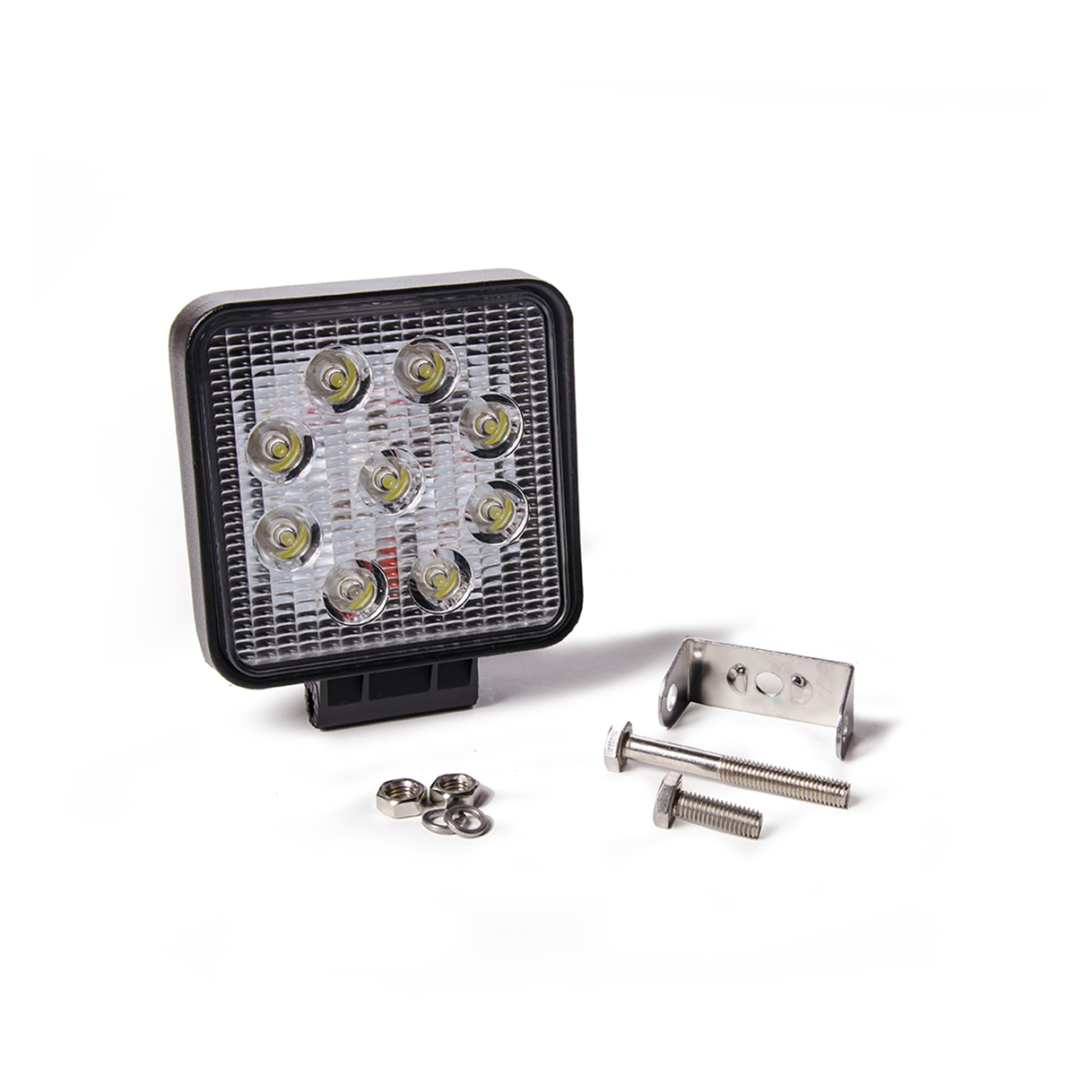 FARO LED 27 WATTS (9 LED x 3 WATTS) COLOR BLANCO 12V / 24V  - HAZ DE LUZ SPOT -