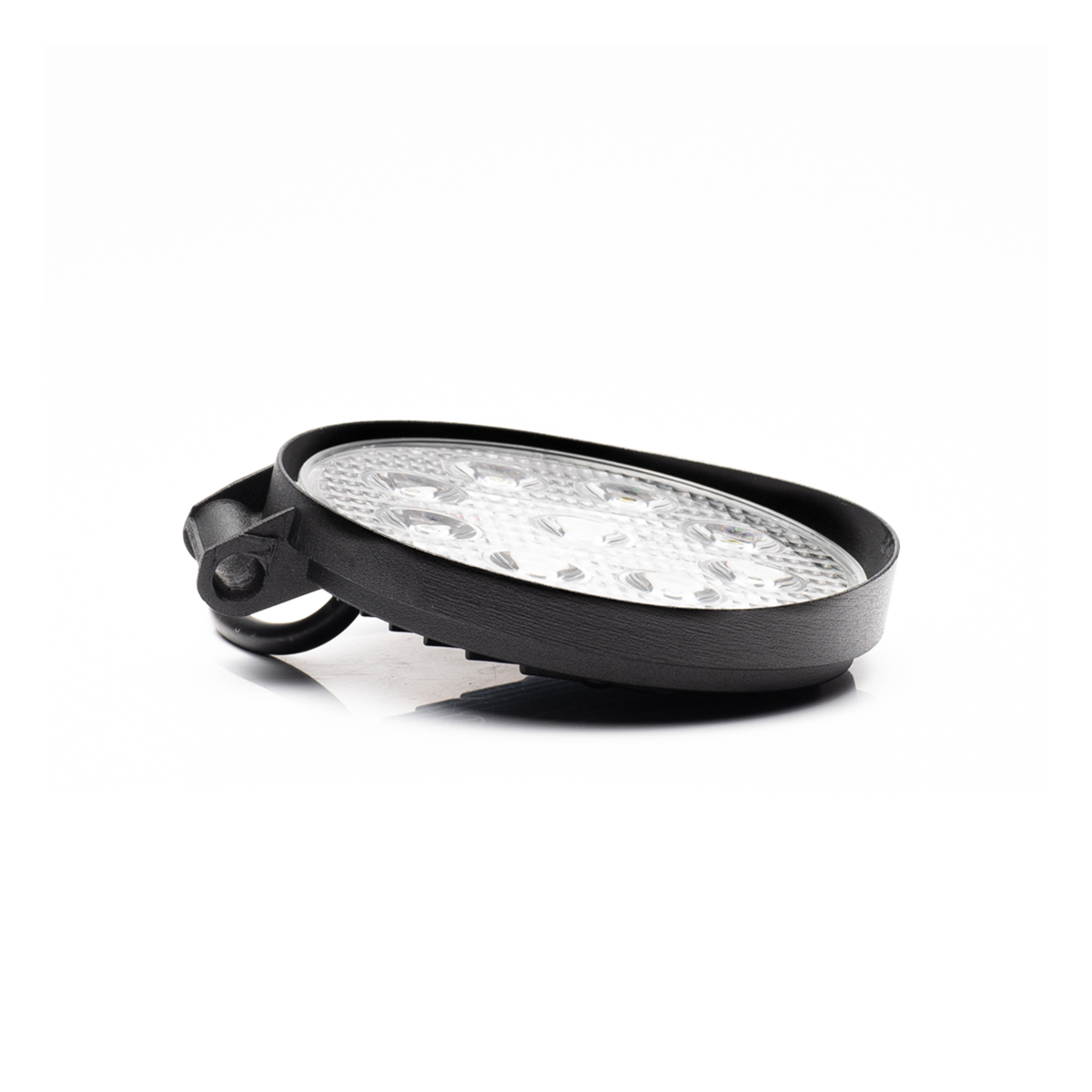 FARO DE LED CIRCULAR 27 WATTS (9 LED 3 WATTS) COLOR BLANCO 12V / 24V - HAZ DE LUZ SPOT