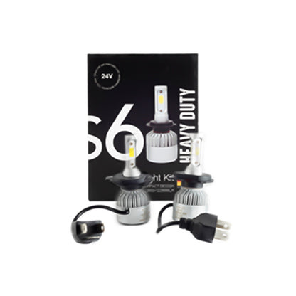 KIT DE LED H7 6TA GENERACION 22000 LUMENS POR LAMPARA USO ESPECIAL 24V CON COOLER-CONSULTAR DISPONIBILIDAD