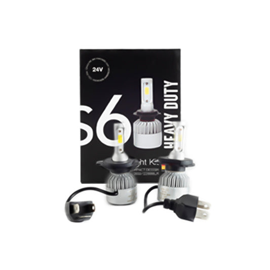KIT DE LED H7 6TA GENERACION 22000 LUMENS POR LAMPARA USO ESPECIAL 24V CON COOLER-CONSULTAR DISPONIBILIDAD